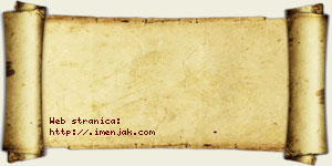 Andjelina Čalošević vizit kartica